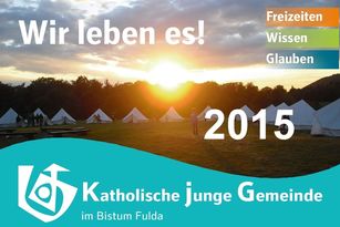 Veranstaltungsprogramm 2015 der KjG im Bistum Fulda erschienen