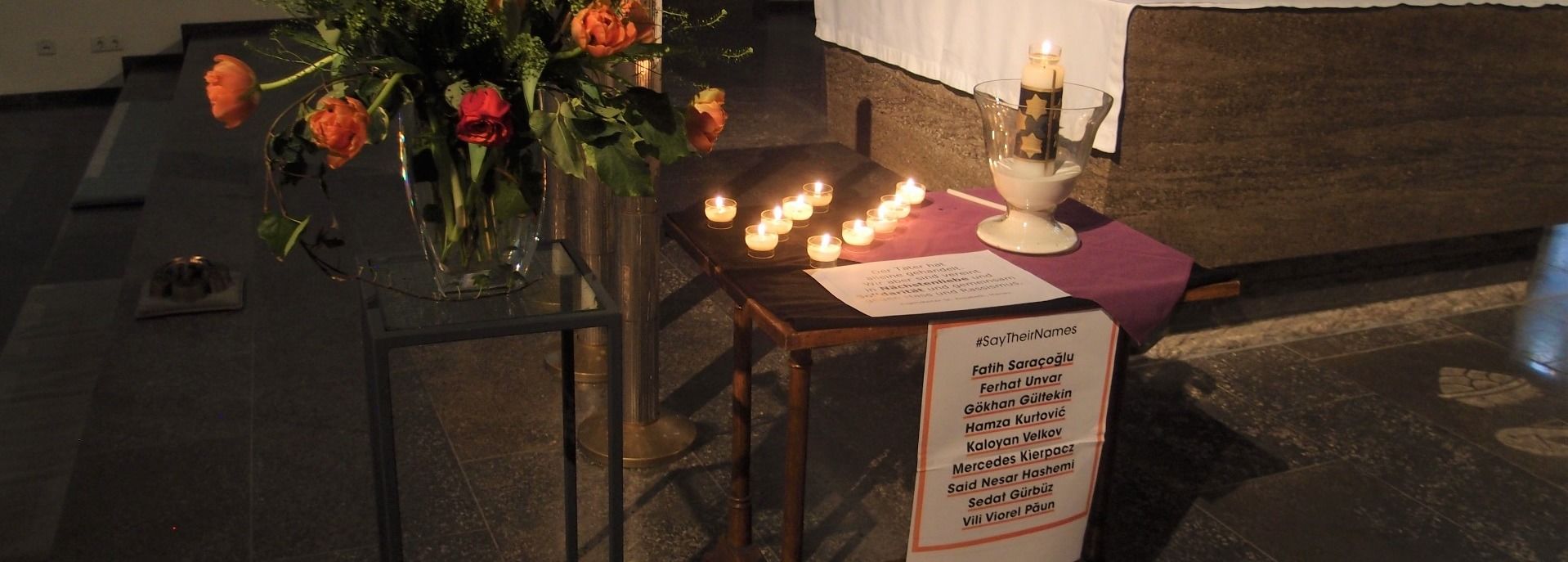 Gedenken an die Opfer des 19. Februar und ihre Familien