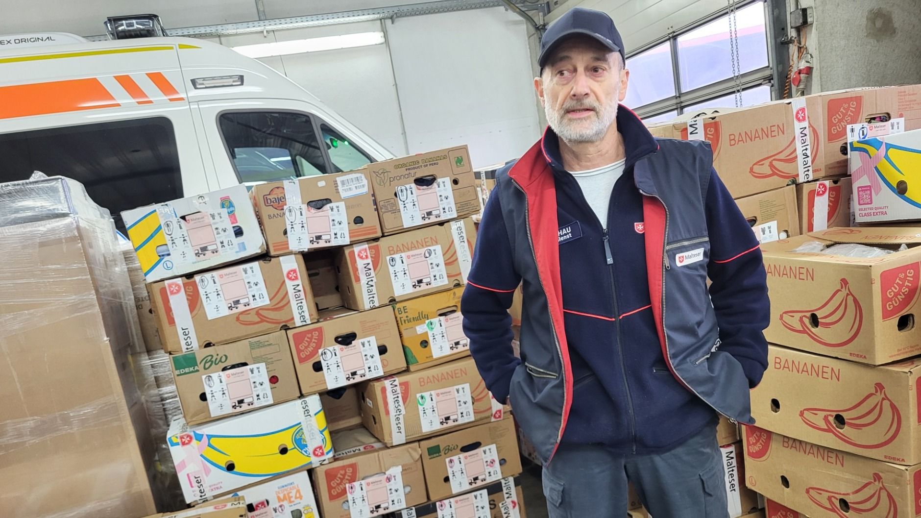 Alfred Hau ist Koordinator Auslandsdienst der Malteser und freut sich über die enorme Hilfsbereitschaft.