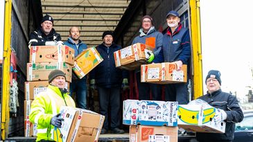 Bistum Fulda, Malteser und Caritas bringen LKW voller Hilfsgüter auf den Weg