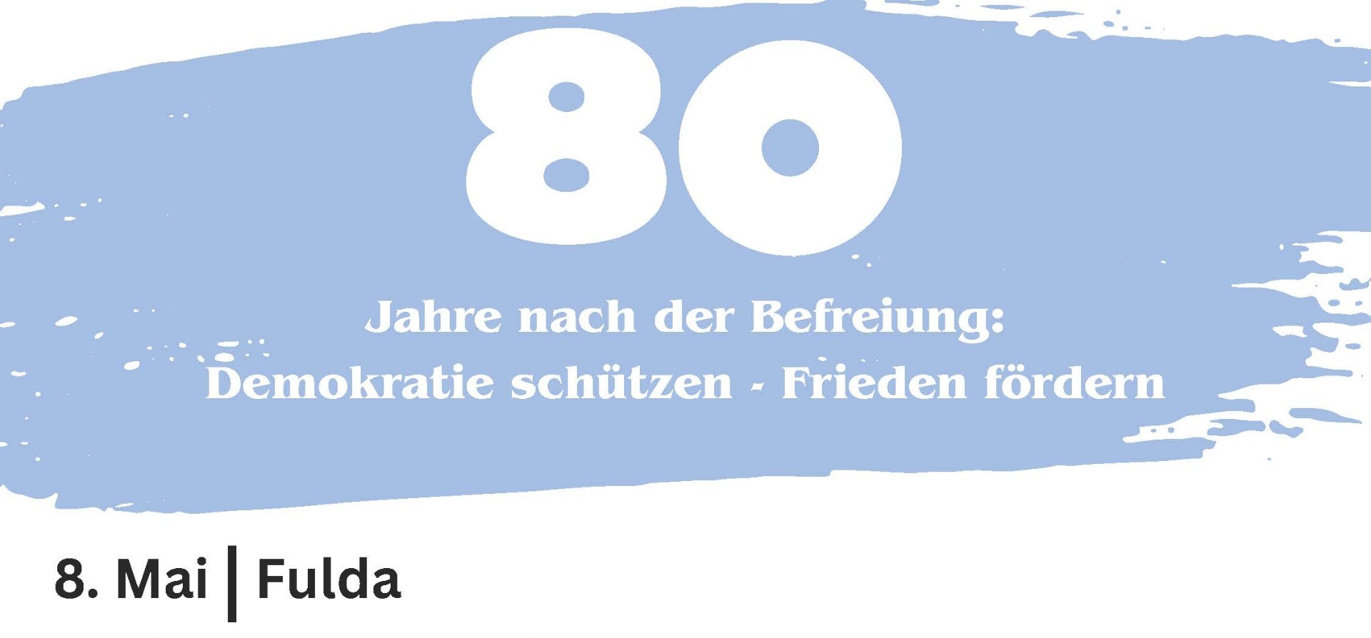 Podiumsdiskussion mit Bischof Dr. Michael Gerber am Tag des Kriegsendes auf dem Fuldaer Universitätsplatz