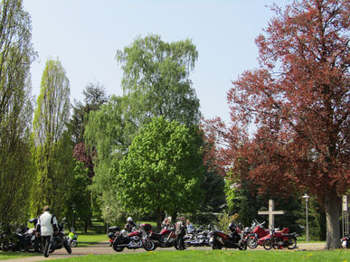 Motorrad-Gottesdienst mit Segnung